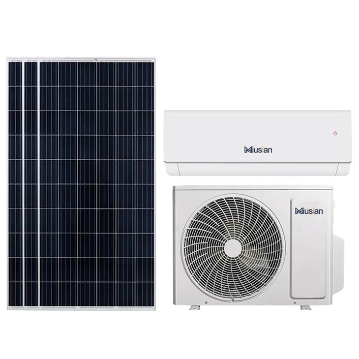 Ar condicionado com painel solar on-line